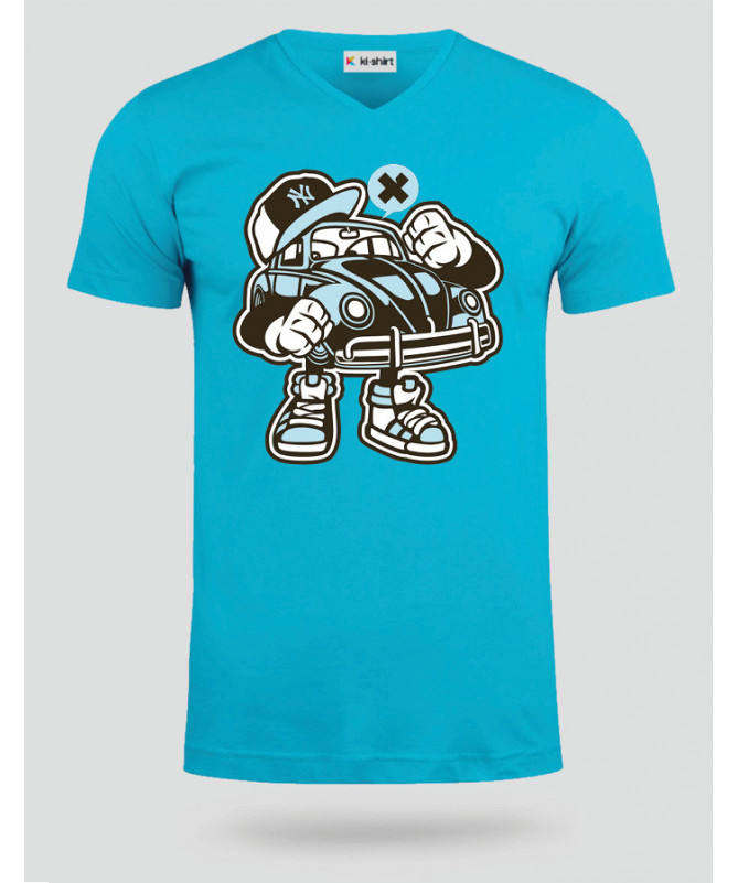 streetbeetle T-shirt Scollo V