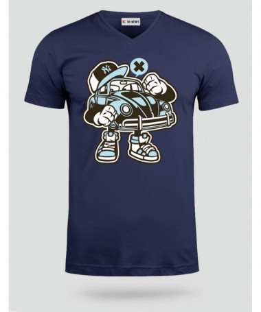 streetbeetle T-shirt Scollo V