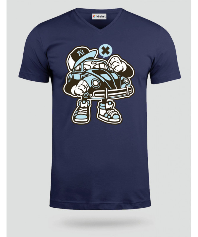 streetbeetle T-shirt Scollo V