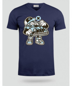 streetbeetle T-shirt Scollo V