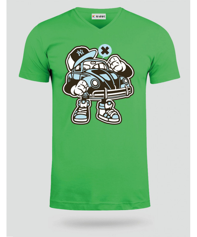 streetbeetle T-shirt Scollo V