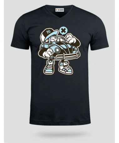 streetbeetle T-shirt Scollo V