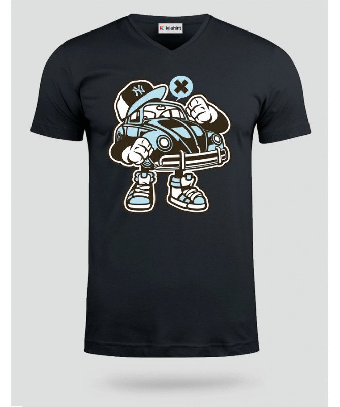 streetbeetle T-shirt Scollo V