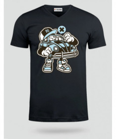 streetbeetle T-shirt Scollo V