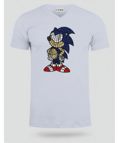 thebluehedgehog T-shirt Scollo V
