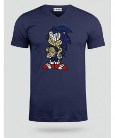 thebluehedgehog T-shirt Scollo V