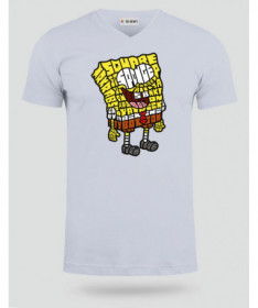 yellowsponge T-shirt Scollo V