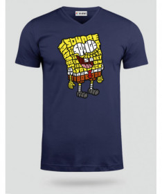 yellowsponge T-shirt Scollo V
