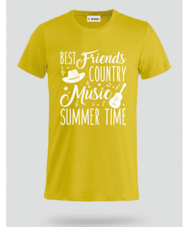 Country music T-shirt Basic Uomo