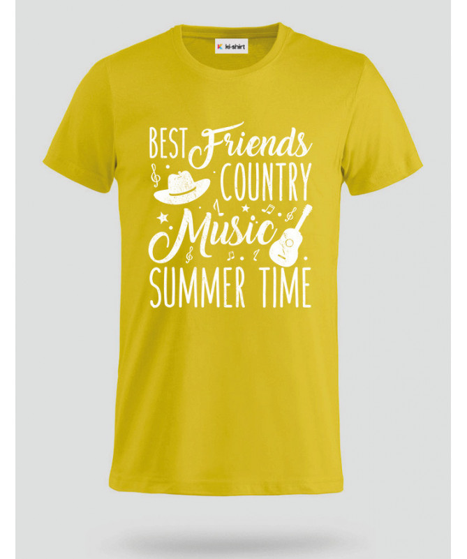 Country music T-shirt Basic Uomo