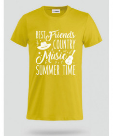 Country music T-shirt Basic Uomo