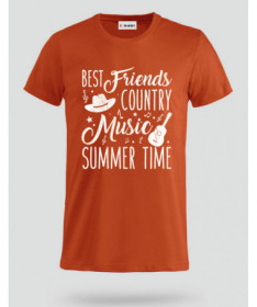 Country music T-shirt Basic Uomo