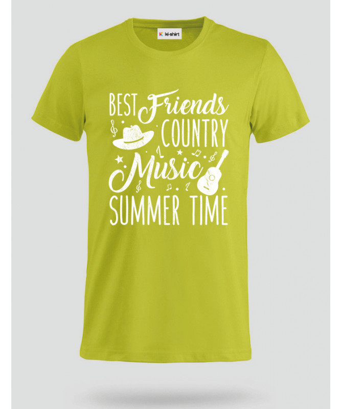 Country music T-shirt Basic Uomo