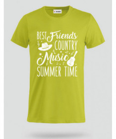 Country music T-shirt Basic Uomo