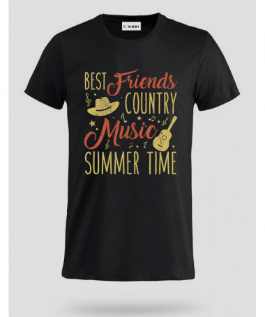 Country music T-shirt Basic Uomo
