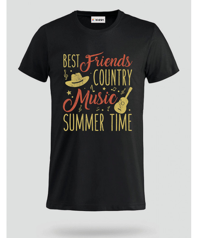 Country music T-shirt Basic Uomo