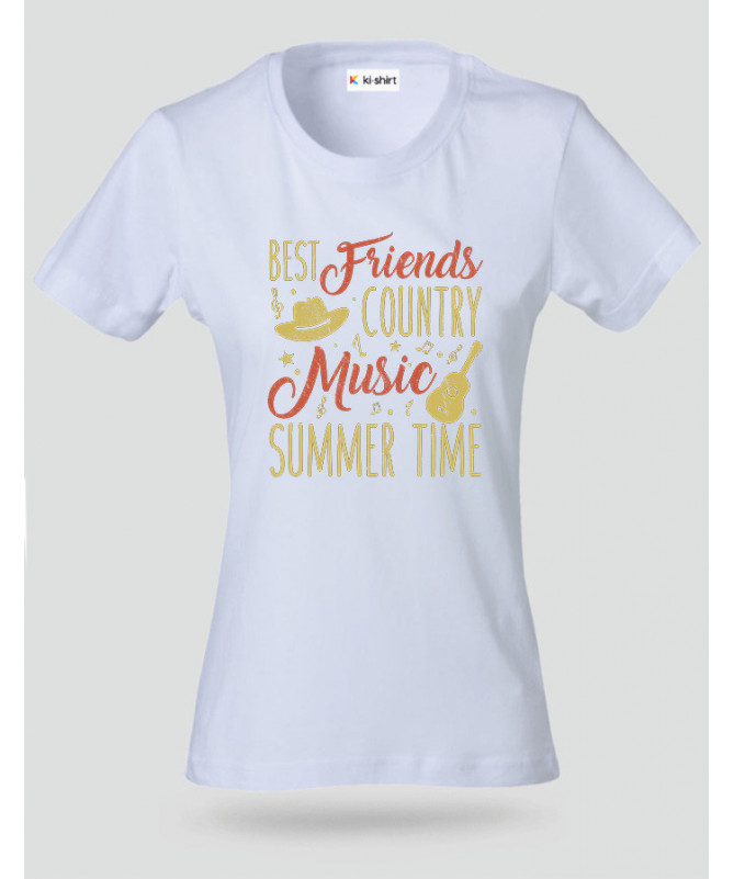 Country music T-shirt Basic Donna