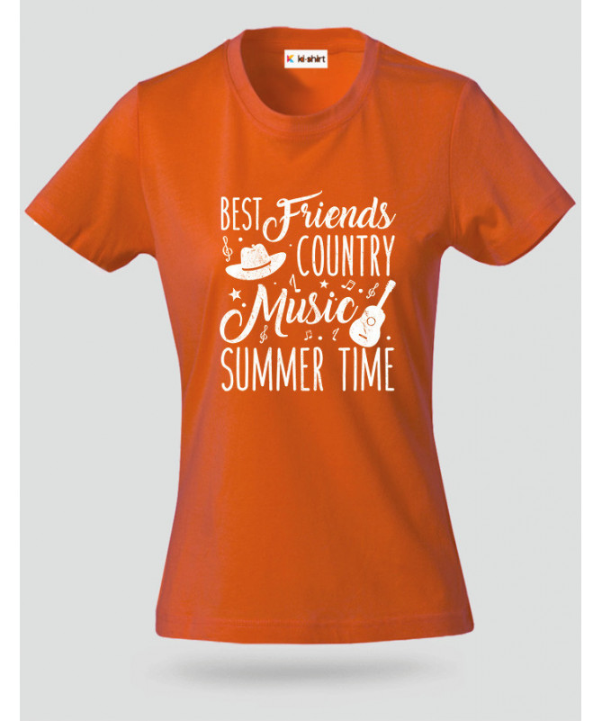 Country music T-shirt Basic Donna