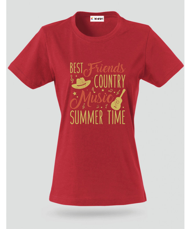Country music T-shirt Basic Donna