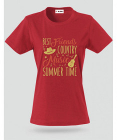 Country music T-shirt Basic Donna