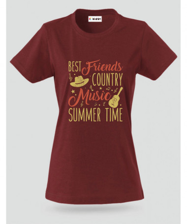 Country music T-shirt Basic Donna
