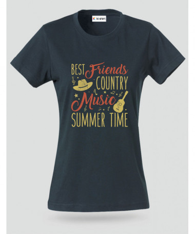 Country music T-shirt Basic Donna