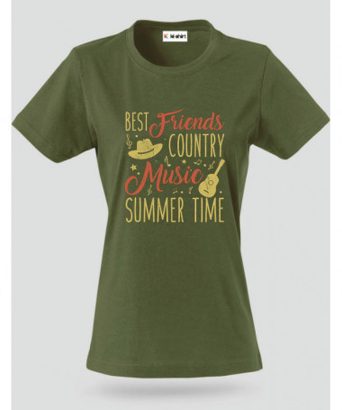 Country music T-shirt Basic Donna