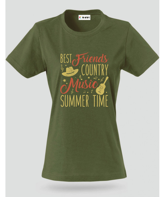 Country music T-shirt Basic Donna