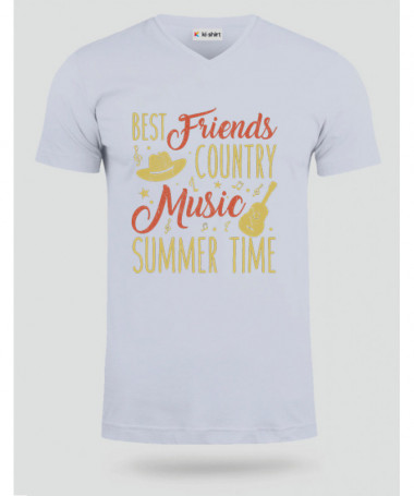 Country music T-shirt Scollo V