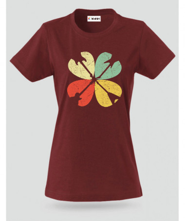 Guitar clover T-shirt Basic Donna