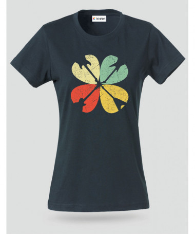 Guitar clover T-shirt Basic Donna