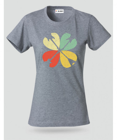 Guitar clover T-shirt Basic Donna