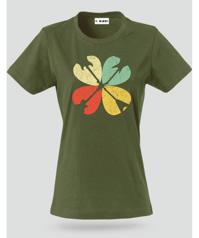 Guitar clover T-shirt Basic Donna