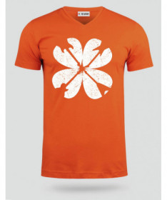 Guitar clover T-shirt Scollo V