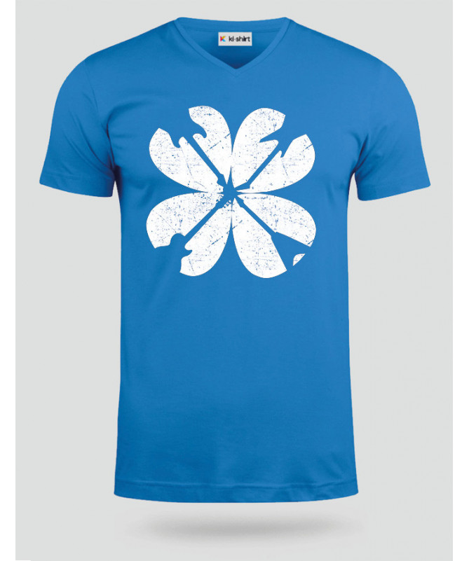 Guitar clover T-shirt Scollo V