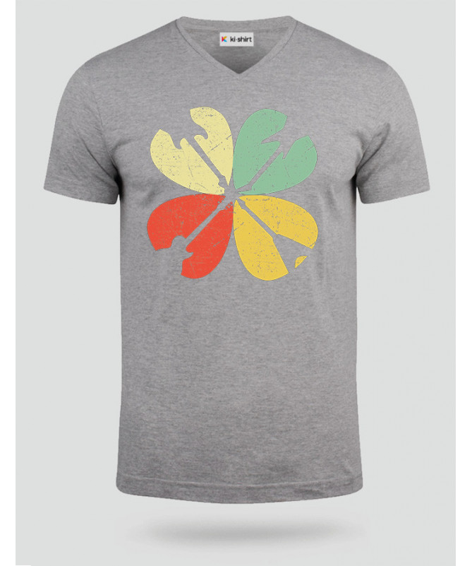 Guitar clover T-shirt Scollo V