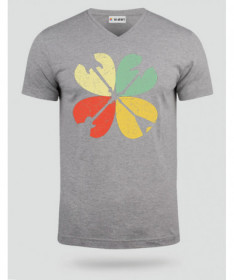 Guitar clover T-shirt Scollo V