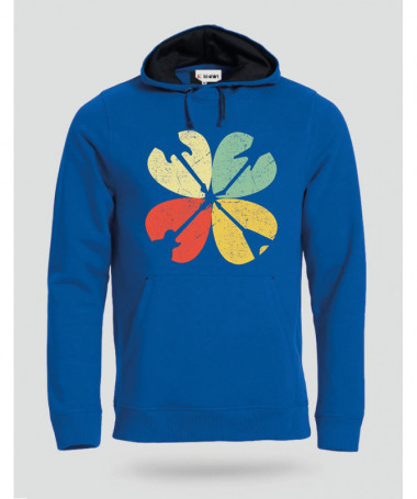 Guitar clover Felpa Premium con cappuccio Uomo