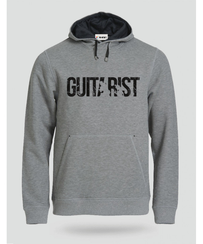 Guitarist Felpa Premium con cappuccio Uomo