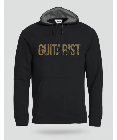 Guitarist Felpa Premium con cappuccio Uomo