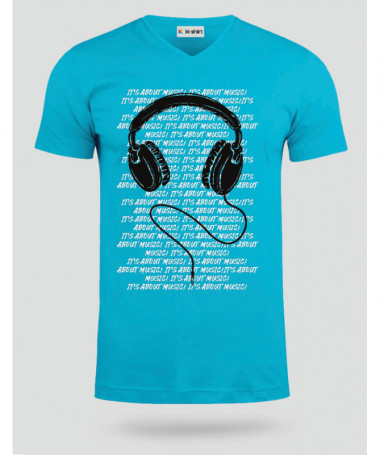 Headphone T-shirt Scollo V