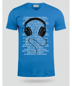 Headphone T-shirt Scollo V