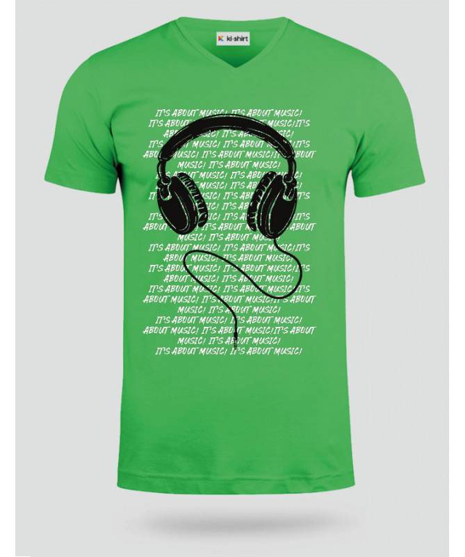 Headphone T-shirt Scollo V
