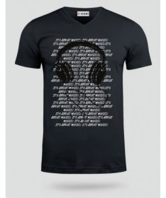 Headphone T-shirt Scollo V