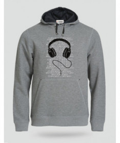 Headphone Felpa Premium con cappuccio Uomo