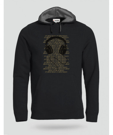 Headphone Felpa Premium con cappuccio Uomo