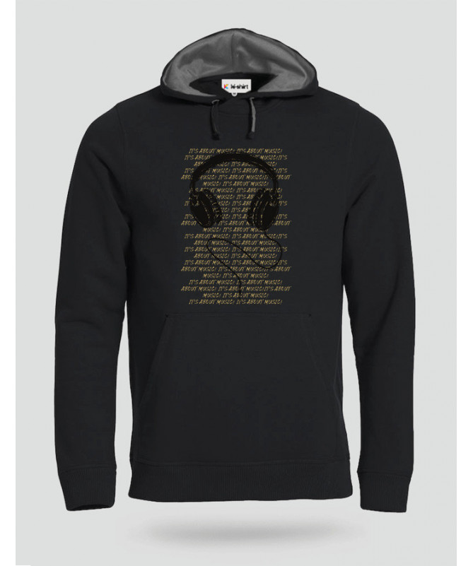 Headphone Felpa Premium con cappuccio Uomo