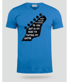 Im playing my guitar T-shirt Scollo V