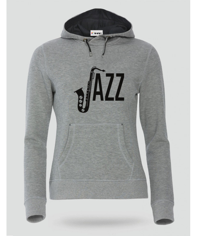 Jazz Felpa Premium con cappuccio Donna
