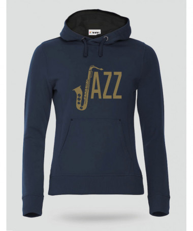 Jazz Felpa Premium con cappuccio Donna